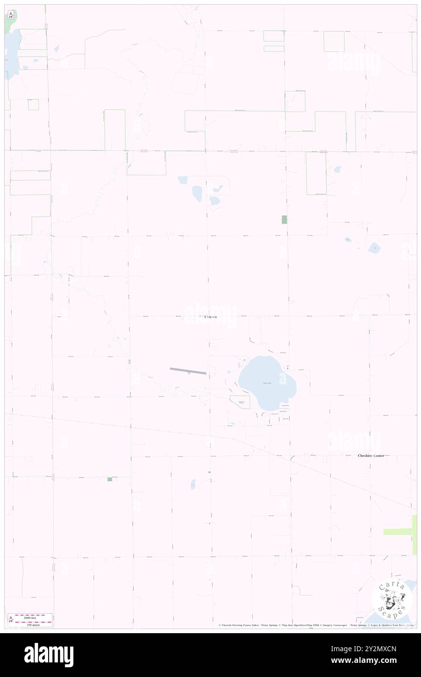 Chicora, Allegan County, USA, USA, Michigan, n 42 28' 36''', S 85 58' 25'', Karte, Cartascapes Map, veröffentlicht 2024. Erkunden Sie Cartascapes, eine Karte, die die vielfältigen Landschaften, Kulturen und Ökosysteme der Erde enthüllt. Reisen Sie durch Zeit und Raum und entdecken Sie die Verflechtungen der Vergangenheit, Gegenwart und Zukunft unseres Planeten. Stockfoto