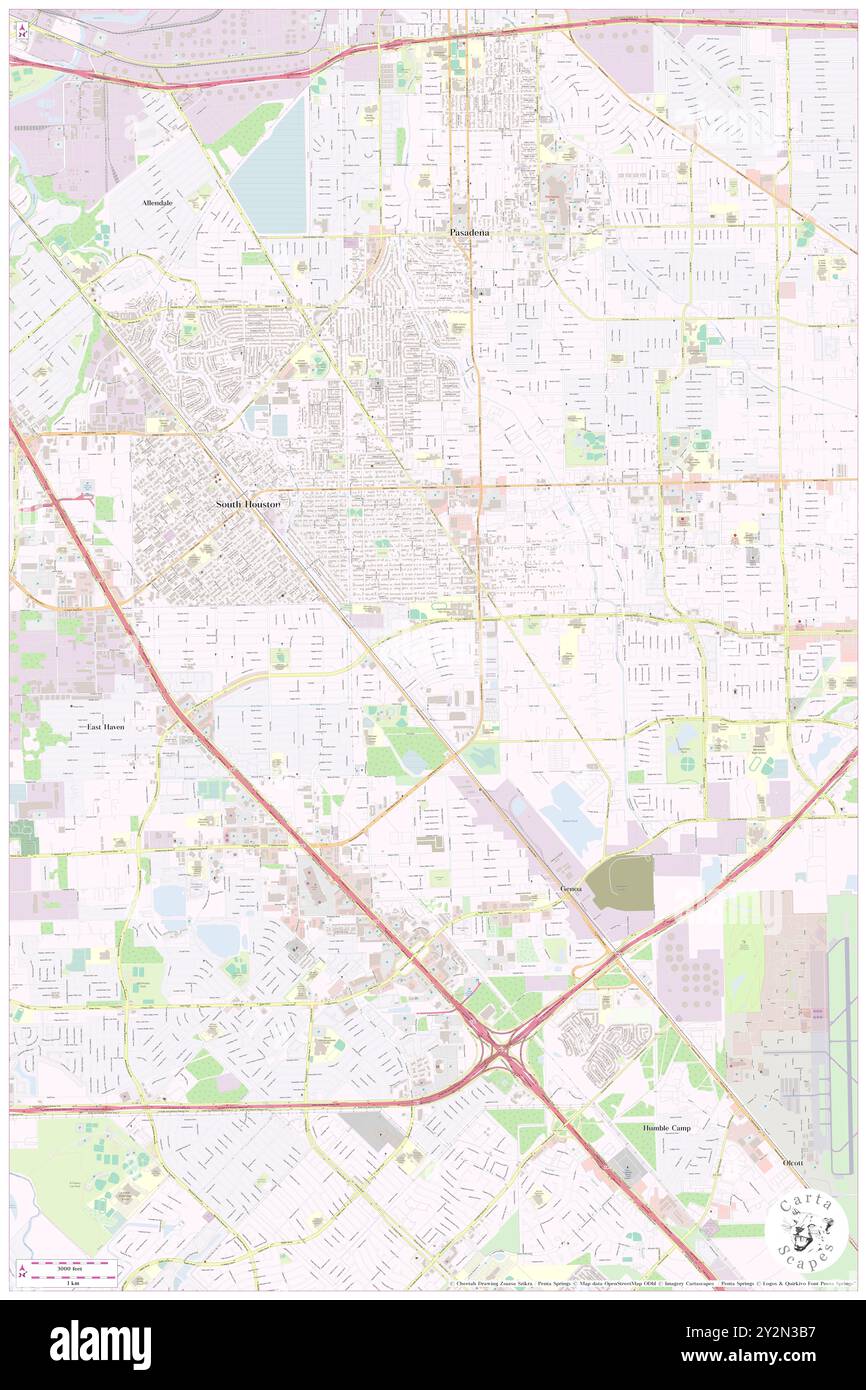 Arlington Heights, Harris County, USA, USA, Texas, n 29 38' 52'', S 95 12' 48'', Karte, Cartascapes Map, veröffentlicht 2024. Erkunden Sie Cartascapes, eine Karte, die die vielfältigen Landschaften, Kulturen und Ökosysteme der Erde enthüllt. Reisen Sie durch Zeit und Raum und entdecken Sie die Verflechtungen der Vergangenheit, Gegenwart und Zukunft unseres Planeten. Stockfoto