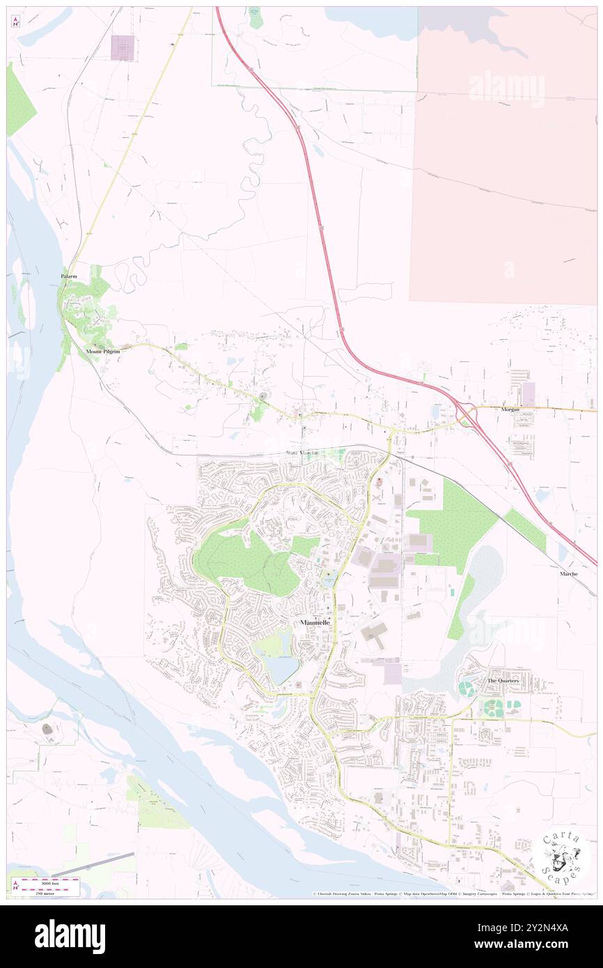 West Marche, Pulaski County, USA, USA, Arkansas, n 34 52' 49''', S 92 24' 28'', Karte, Cartascapes Map, veröffentlicht 2024. Erkunden Sie Cartascapes, eine Karte, die die vielfältigen Landschaften, Kulturen und Ökosysteme der Erde enthüllt. Reisen Sie durch Zeit und Raum und entdecken Sie die Verflechtungen der Vergangenheit, Gegenwart und Zukunft unseres Planeten. Stockfoto