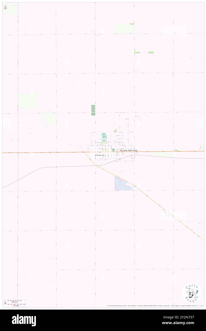 Plainview, Pierce County, USA, USA, Nebraska, n 42 20' 59'', S 97 47' 31'', Karte, Cartascapes Map, veröffentlicht 2024. Erkunden Sie Cartascapes, eine Karte, die die vielfältigen Landschaften, Kulturen und Ökosysteme der Erde enthüllt. Reisen Sie durch Zeit und Raum und entdecken Sie die Verflechtungen der Vergangenheit, Gegenwart und Zukunft unseres Planeten. Stockfoto