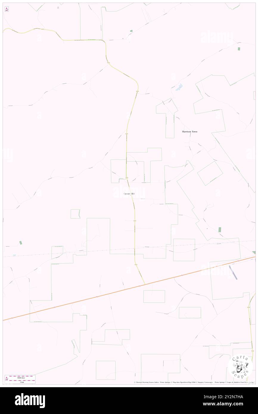 Center Hill, Houston County, USA, USA, Texas, n 31 22' 48'', S 95 14' 49'', Karte, Cartascapes Map, veröffentlicht 2024. Erkunden Sie Cartascapes, eine Karte, die die vielfältigen Landschaften, Kulturen und Ökosysteme der Erde enthüllt. Reisen Sie durch Zeit und Raum und entdecken Sie die Verflechtungen der Vergangenheit, Gegenwart und Zukunft unseres Planeten. Stockfoto