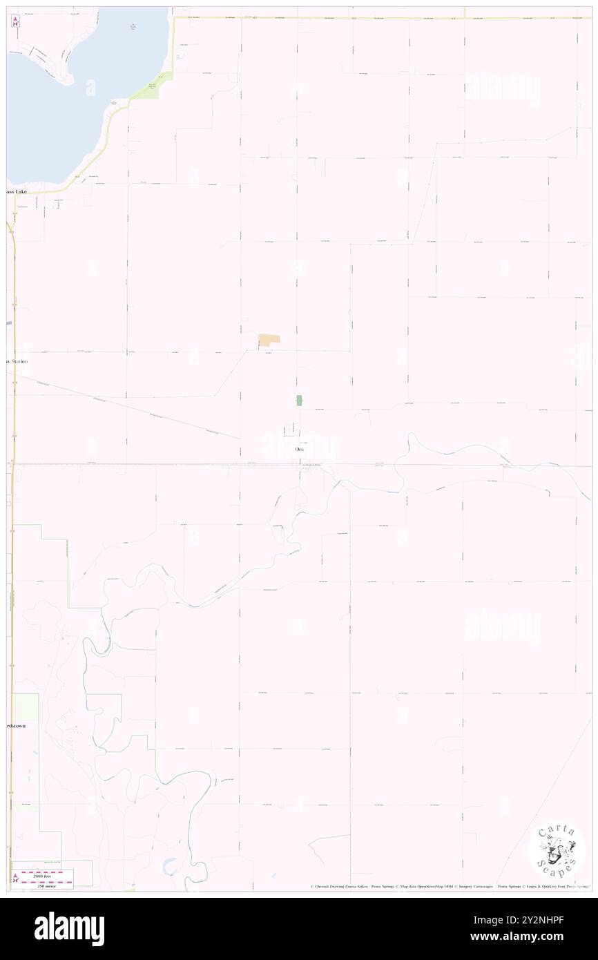 Ora, stark County, USA, Indiana, n 41 10' 26'', S 86 33' 11'', Karte, Cartascapes Map, veröffentlicht 2024. Erkunden Sie Cartascapes, eine Karte, die die vielfältigen Landschaften, Kulturen und Ökosysteme der Erde enthüllt. Reisen Sie durch Zeit und Raum und entdecken Sie die Verflechtungen der Vergangenheit, Gegenwart und Zukunft unseres Planeten. Stockfoto