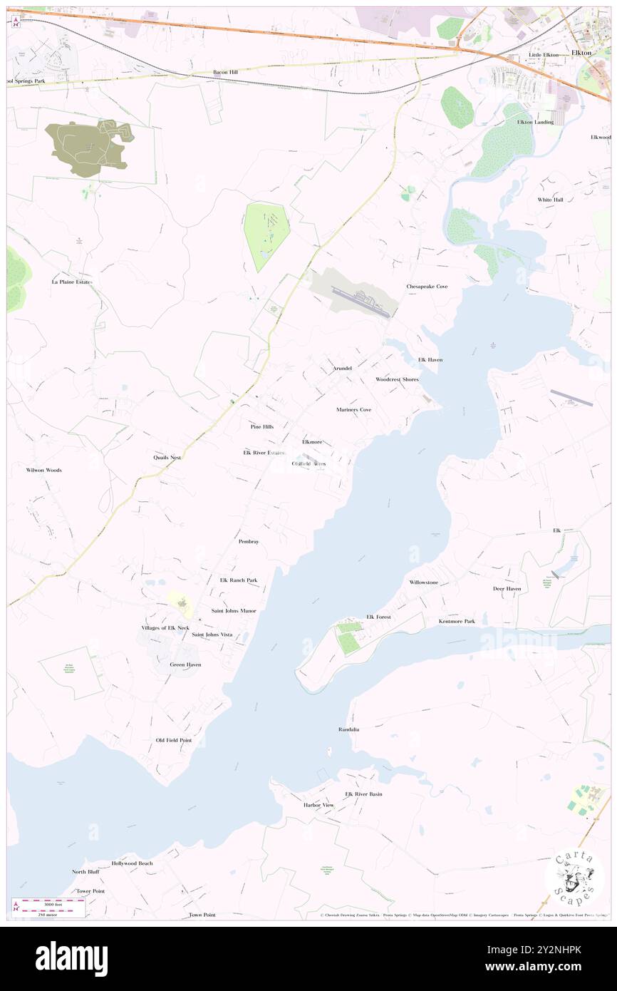 Oldfield Acres, Cecil County, USA, USA, Maryland, n 39 33' 13'', S 75 52' 42'', Karte, Cartascapes Map, veröffentlicht 2024. Erkunden Sie Cartascapes, eine Karte, die die vielfältigen Landschaften, Kulturen und Ökosysteme der Erde enthüllt. Reisen Sie durch Zeit und Raum und entdecken Sie die Verflechtungen der Vergangenheit, Gegenwart und Zukunft unseres Planeten. Stockfoto