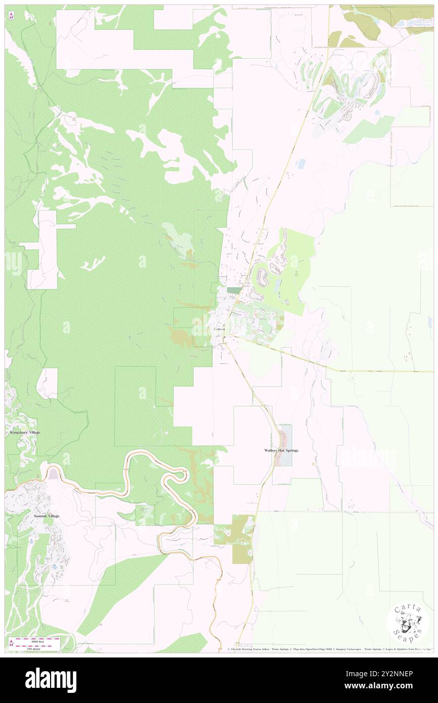 Genua, Douglas County, USA, USA, Nevada, n 39 0' 15'', S 119 50' 49'', Karte, Karte, Kartenausgabe 2024. Erkunden Sie Cartascapes, eine Karte, die die vielfältigen Landschaften, Kulturen und Ökosysteme der Erde enthüllt. Reisen Sie durch Zeit und Raum und entdecken Sie die Verflechtungen der Vergangenheit, Gegenwart und Zukunft unseres Planeten. Stockfoto