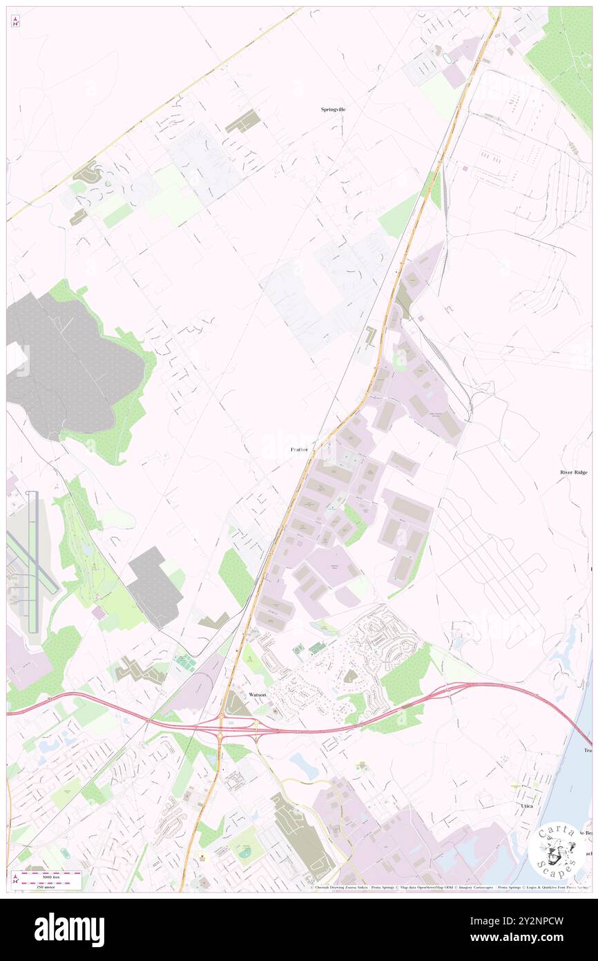 Prather, Clark County, USA, USA, Indiana, n 38 22' 54'', S 85 41' 33'', Karte, Cartascapes Map, veröffentlicht 2024. Erkunden Sie Cartascapes, eine Karte, die die vielfältigen Landschaften, Kulturen und Ökosysteme der Erde enthüllt. Reisen Sie durch Zeit und Raum und entdecken Sie die Verflechtungen der Vergangenheit, Gegenwart und Zukunft unseres Planeten. Stockfoto