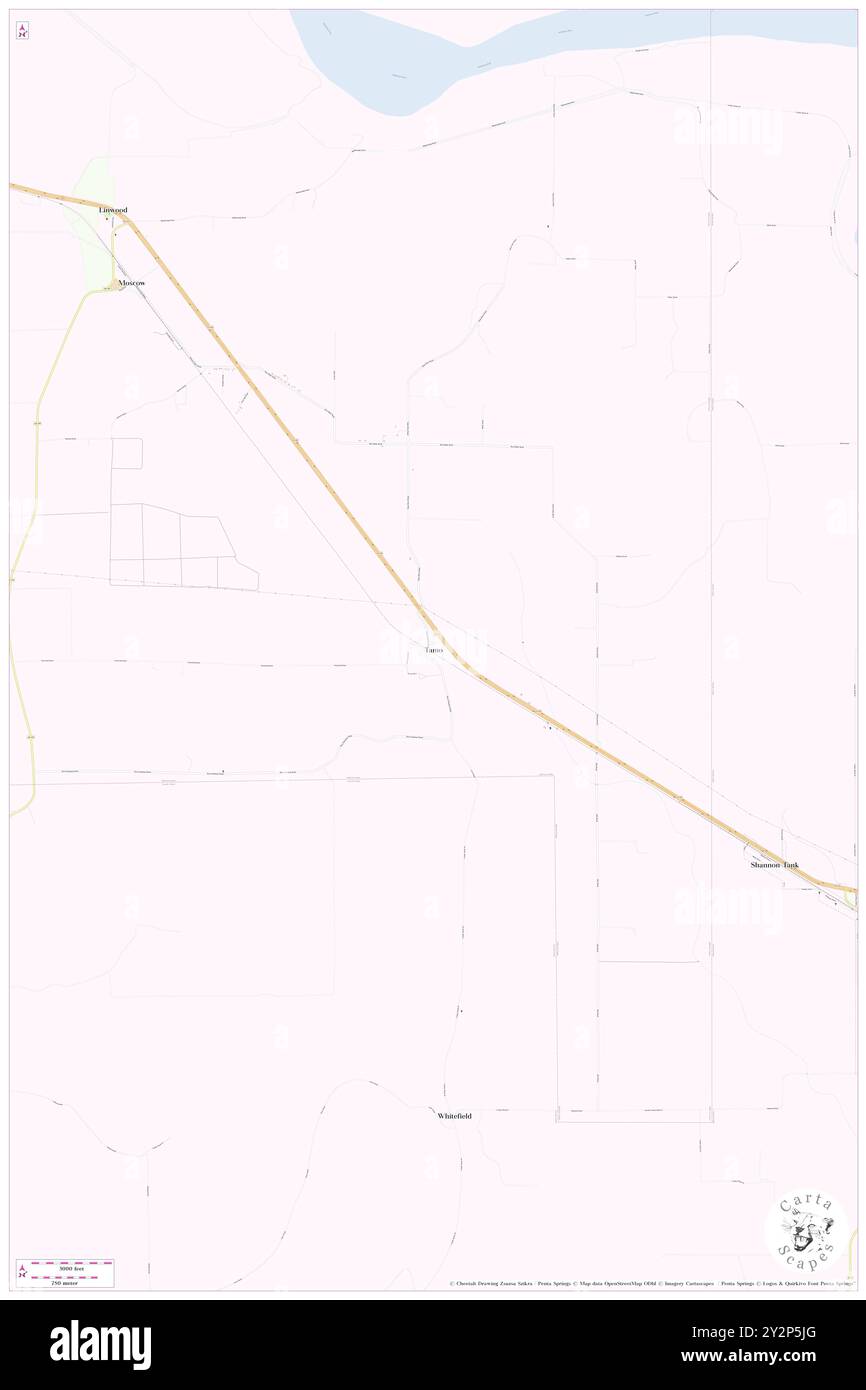 Tamo, Jefferson County, USA, USA, Arkansas, n 34 6' 37'', S 91 45' 33'', Karte, Cartascapes Map, veröffentlicht 2024. Erkunden Sie Cartascapes, eine Karte, die die vielfältigen Landschaften, Kulturen und Ökosysteme der Erde enthüllt. Reisen Sie durch Zeit und Raum und entdecken Sie die Verflechtungen der Vergangenheit, Gegenwart und Zukunft unseres Planeten. Stockfoto