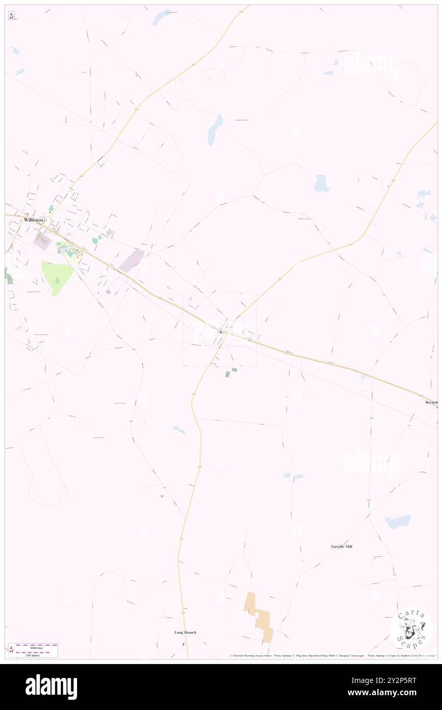 Elko, Barnwell County, USA, Vereinigte Staaten, South Carolina, n 33 22' 49'', S 81 22' 46'', Karte, Cartascapes Map, veröffentlicht 2024. Erkunden Sie Cartascapes, eine Karte, die die vielfältigen Landschaften, Kulturen und Ökosysteme der Erde enthüllt. Reisen Sie durch Zeit und Raum und entdecken Sie die Verflechtungen der Vergangenheit, Gegenwart und Zukunft unseres Planeten. Stockfoto