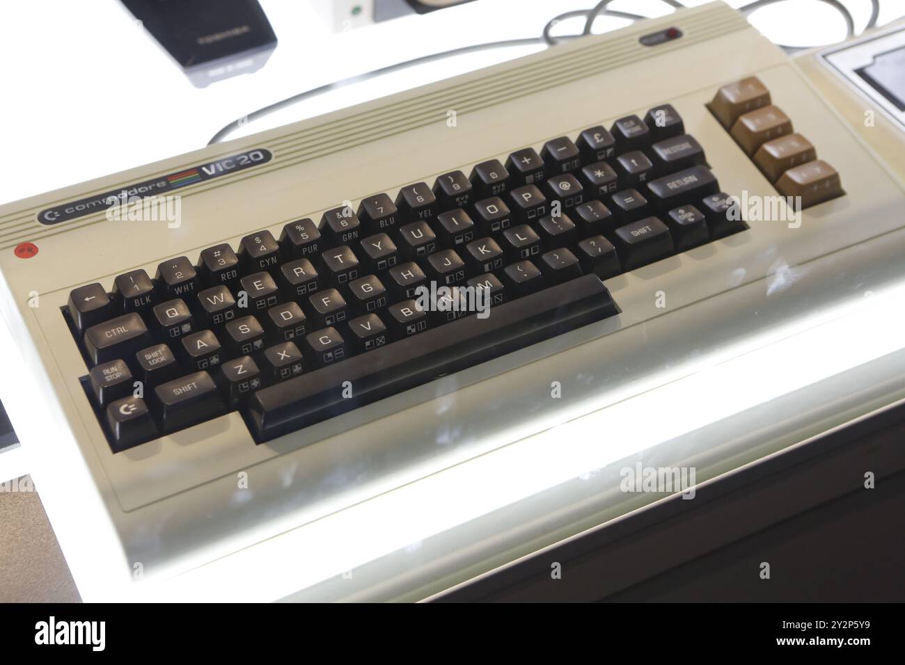 1980 Commodore VIC-20 Heimcomputer Stockfoto