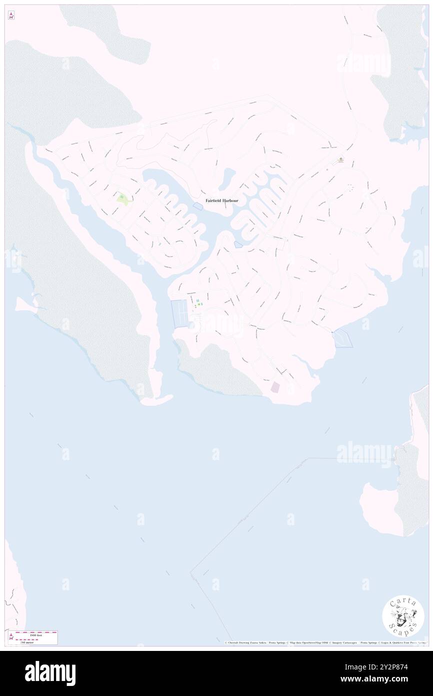 Fairfield Harbour, Craven County, USA, USA, North Carolina, n 35 4' 35'', S 76 57' 48'', Karte, Cartascapes Map, veröffentlicht 2024. Erkunden Sie Cartascapes, eine Karte, die die vielfältigen Landschaften, Kulturen und Ökosysteme der Erde enthüllt. Reisen Sie durch Zeit und Raum und entdecken Sie die Verflechtungen der Vergangenheit, Gegenwart und Zukunft unseres Planeten. Stockfoto