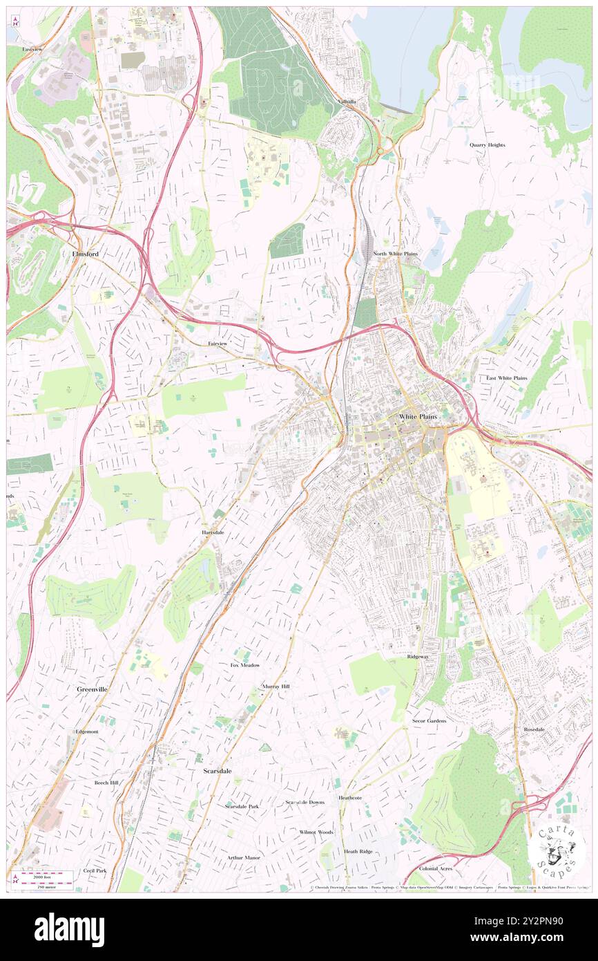 Battle Hill, Westchester County, USA, USA, New York, n 41 1' 46'', S 73 46' 59'', Karte, Cartascapes Map, veröffentlicht 2024. Erkunden Sie Cartascapes, eine Karte, die die vielfältigen Landschaften, Kulturen und Ökosysteme der Erde enthüllt. Reisen Sie durch Zeit und Raum und entdecken Sie die Verflechtungen der Vergangenheit, Gegenwart und Zukunft unseres Planeten. Stockfoto