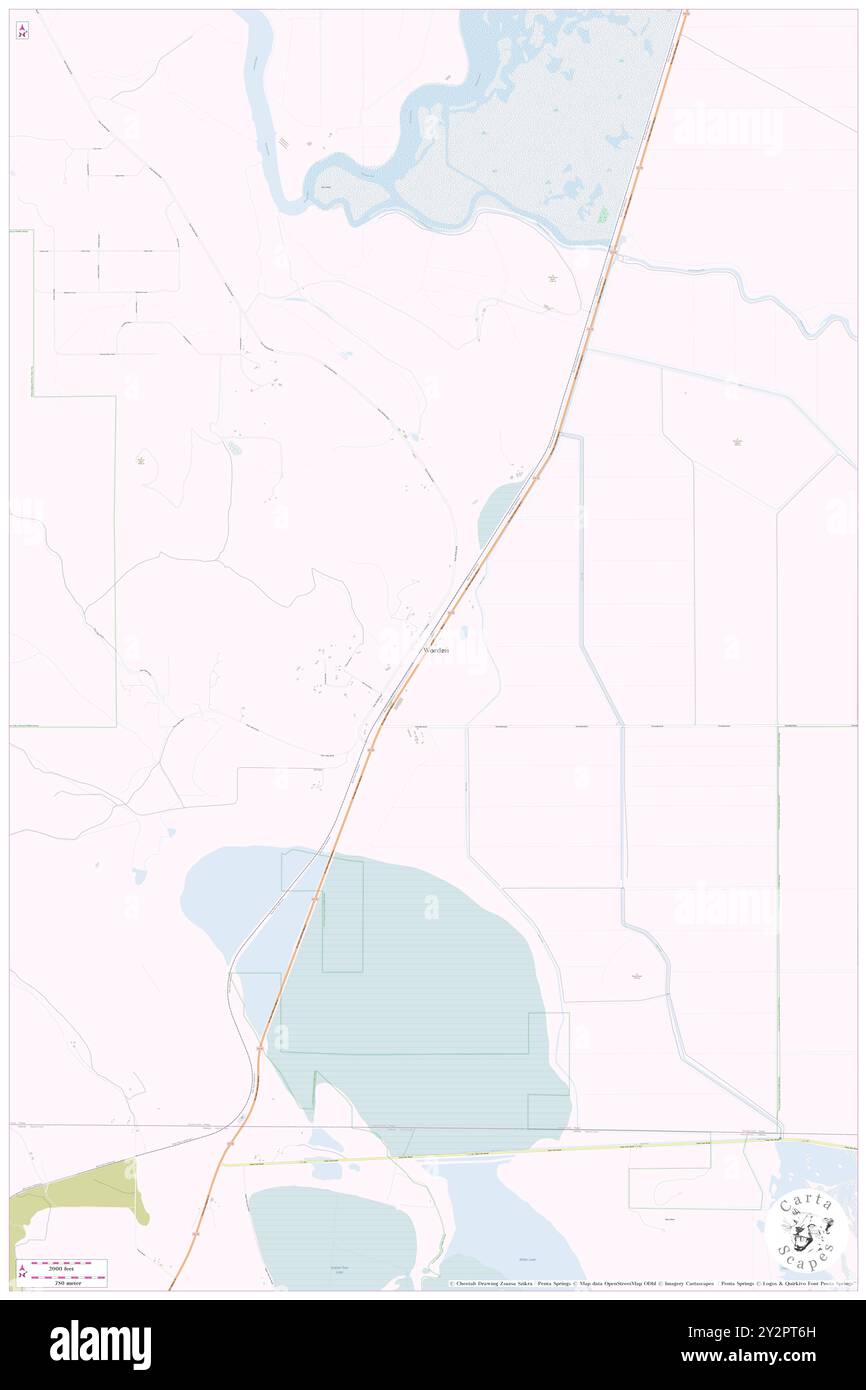 Sind, Klamath County, USA, USA, Oregon, n 42 2' 43'', S 121 51' 59'', Karte, Cartascapes Map, veröffentlicht 2024. Erkunden Sie Cartascapes, eine Karte, die die vielfältigen Landschaften, Kulturen und Ökosysteme der Erde enthüllt. Reisen Sie durch Zeit und Raum und entdecken Sie die Verflechtungen der Vergangenheit, Gegenwart und Zukunft unseres Planeten. Stockfoto