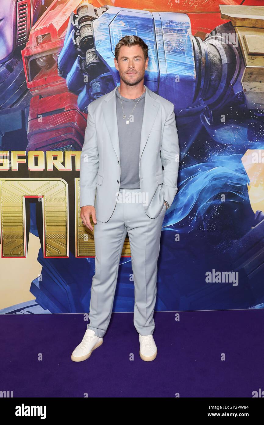 September 2024: CHRIS HEMSWORTH nimmt am 11. September 2024 an der australischen Premiere von „Transformers One“ im IMAX Sydney in Sydney, NSW Australien Teil (Foto: © Christopher Khoury/Australian Press Agency via ZUMA Press Wire). Nicht für kommerzielle ZWECKE! Stockfoto