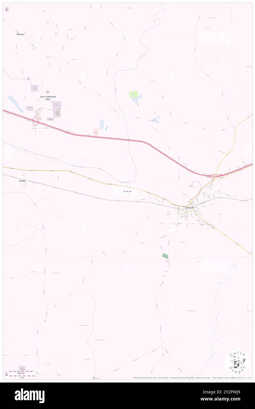 Institute, Hinds County, USA, Mississippi, n 32 20' 8''', S 90 37' 50'', Karte, Cartascapes Map, veröffentlicht 2024. Erkunden Sie Cartascapes, eine Karte, die die vielfältigen Landschaften, Kulturen und Ökosysteme der Erde enthüllt. Reisen Sie durch Zeit und Raum und entdecken Sie die Verflechtungen der Vergangenheit, Gegenwart und Zukunft unseres Planeten. Stockfoto