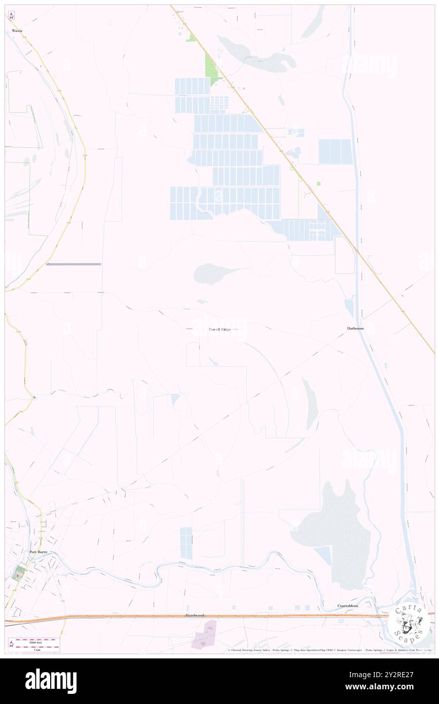 Powell Ridge, Saint Landry Parish, USA, USA, Louisiana, n 30 36' 18'', S 91 54' 41'', Karte, Cartascapes Map, veröffentlicht 2024. Erkunden Sie Cartascapes, eine Karte, die die vielfältigen Landschaften, Kulturen und Ökosysteme der Erde enthüllt. Reisen Sie durch Zeit und Raum und entdecken Sie die Verflechtungen der Vergangenheit, Gegenwart und Zukunft unseres Planeten. Stockfoto