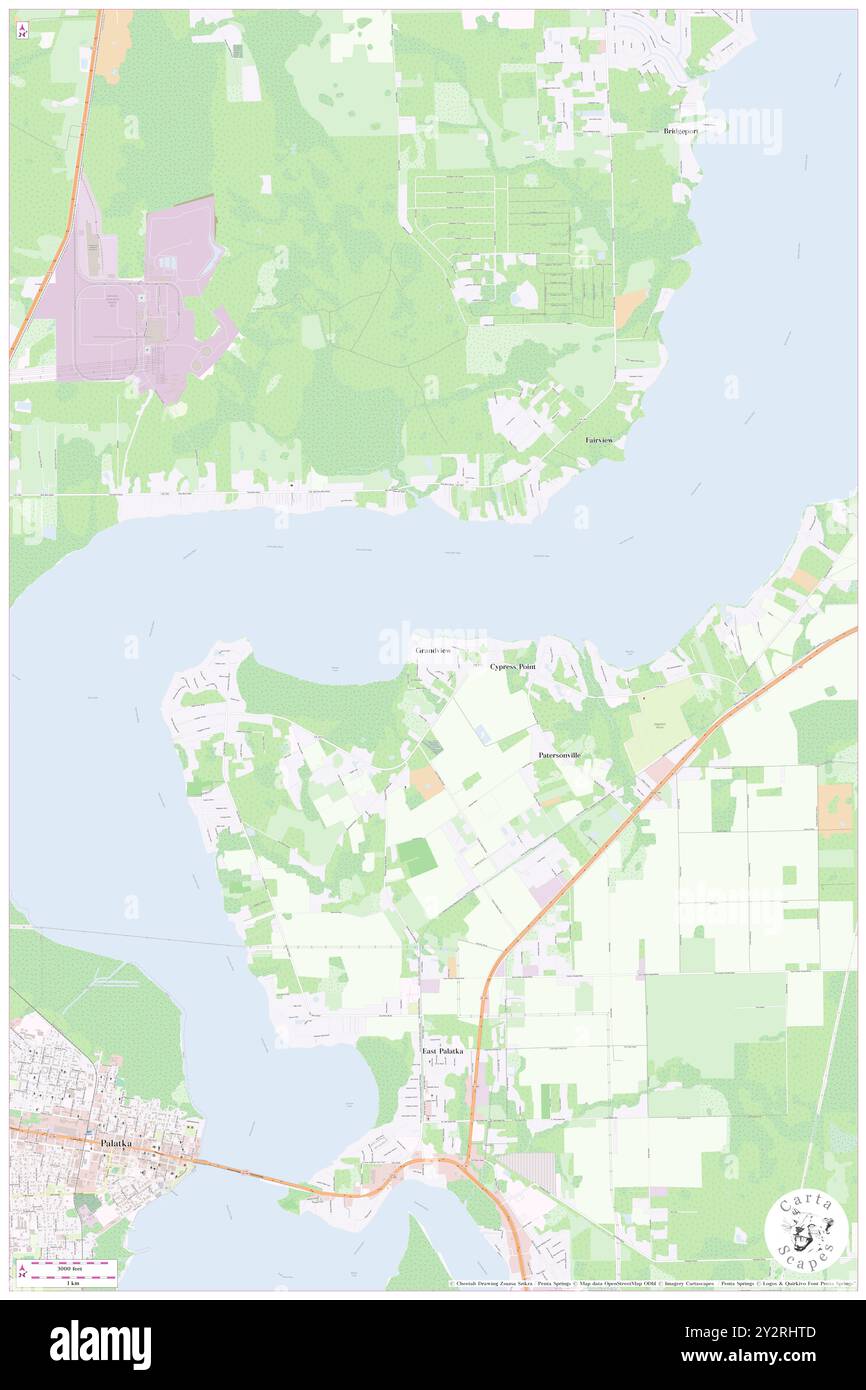 Grandview, Putnam County, USA, USA, Florida, n 29 41' 58''', S 81 35' 58'', Karte, Cartascapes Map, veröffentlicht 2024. Erkunden Sie Cartascapes, eine Karte, die die vielfältigen Landschaften, Kulturen und Ökosysteme der Erde enthüllt. Reisen Sie durch Zeit und Raum und entdecken Sie die Verflechtungen der Vergangenheit, Gegenwart und Zukunft unseres Planeten. Stockfoto