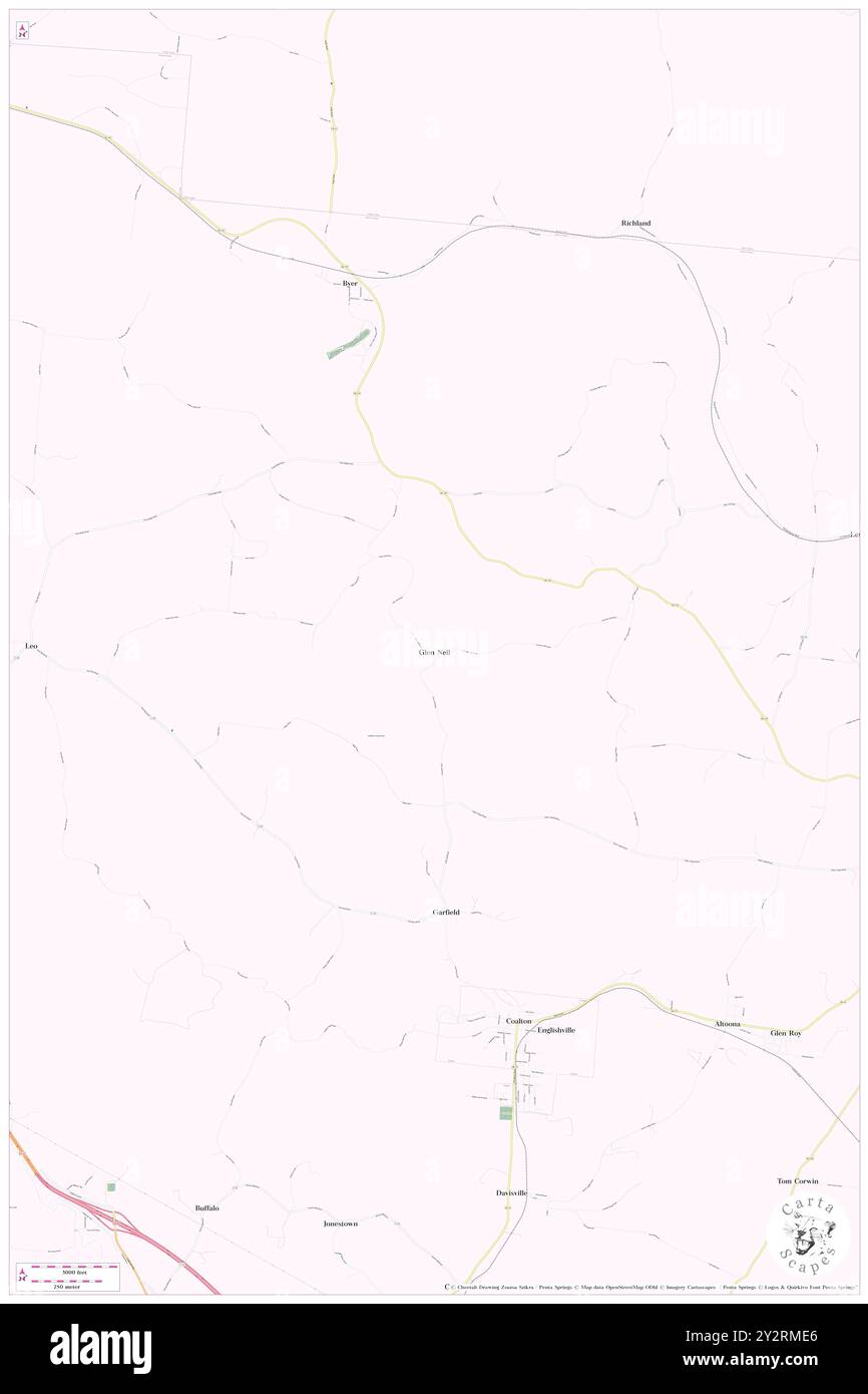 Glen Nell, Jackson County, USA, USA, Ohio, n 39 8' 51''', S 82 37' 16'', Karte, Karte, Kartenausgabe 2024. Erkunden Sie Cartascapes, eine Karte, die die vielfältigen Landschaften, Kulturen und Ökosysteme der Erde enthüllt. Reisen Sie durch Zeit und Raum und entdecken Sie die Verflechtungen der Vergangenheit, Gegenwart und Zukunft unseres Planeten. Stockfoto