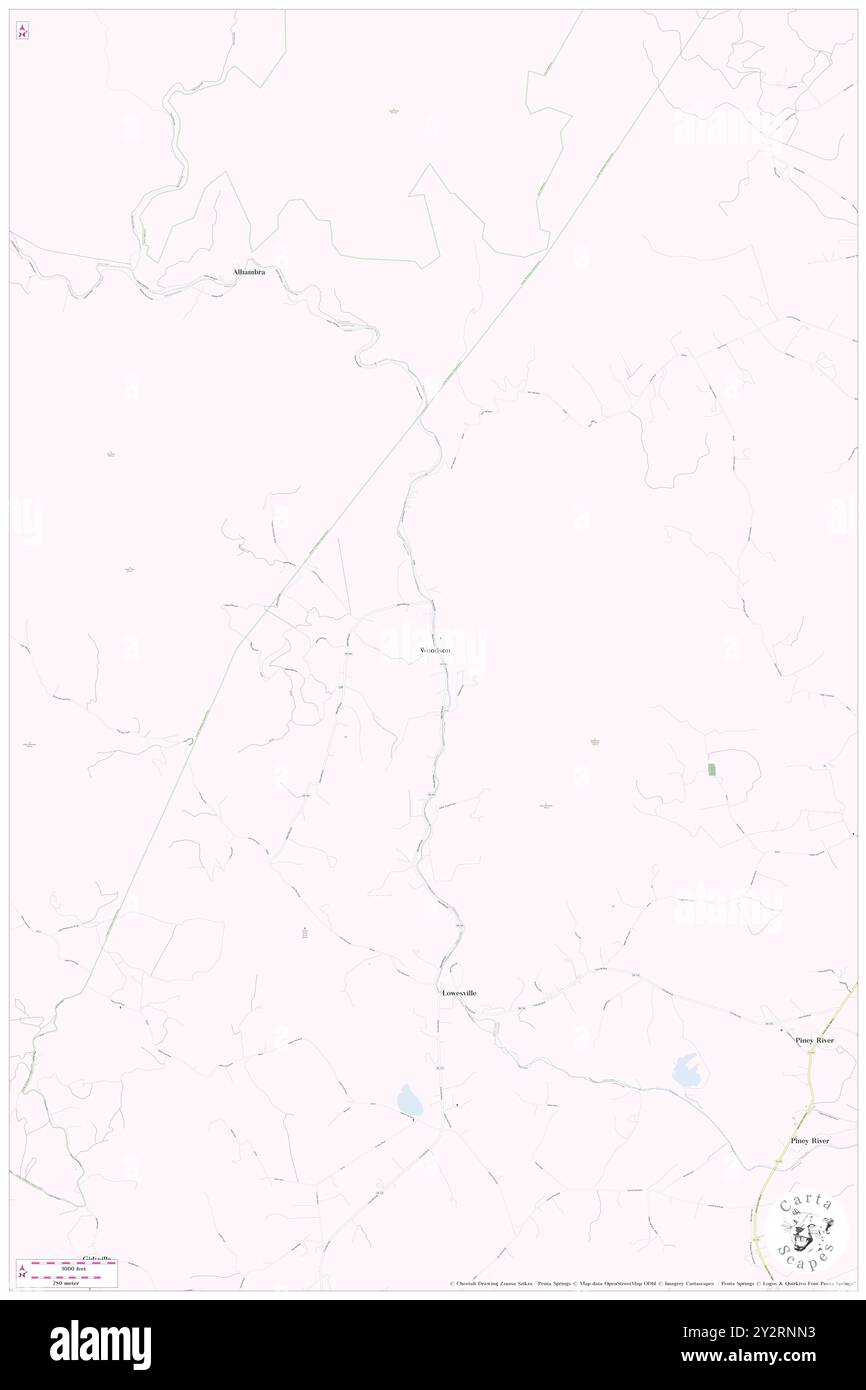 Woodson, Amherst County, USA, USA, Virginia, n 37 45' 4'', S 79 4' 4'', Karte, Cartascapes Map, veröffentlicht 2024. Erkunden Sie Cartascapes, eine Karte, die die vielfältigen Landschaften, Kulturen und Ökosysteme der Erde enthüllt. Reisen Sie durch Zeit und Raum und entdecken Sie die Verflechtungen der Vergangenheit, Gegenwart und Zukunft unseres Planeten. Stockfoto