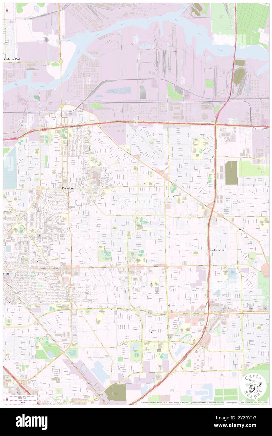 Stadion Estates, Harris County, USA, USA, Texas, n 29 41' 9'', S 95 11' 0'', Karte, Cartascapes Map, veröffentlicht 2024. Erkunden Sie Cartascapes, eine Karte, die die vielfältigen Landschaften, Kulturen und Ökosysteme der Erde enthüllt. Reisen Sie durch Zeit und Raum und entdecken Sie die Verflechtungen der Vergangenheit, Gegenwart und Zukunft unseres Planeten. Stockfoto