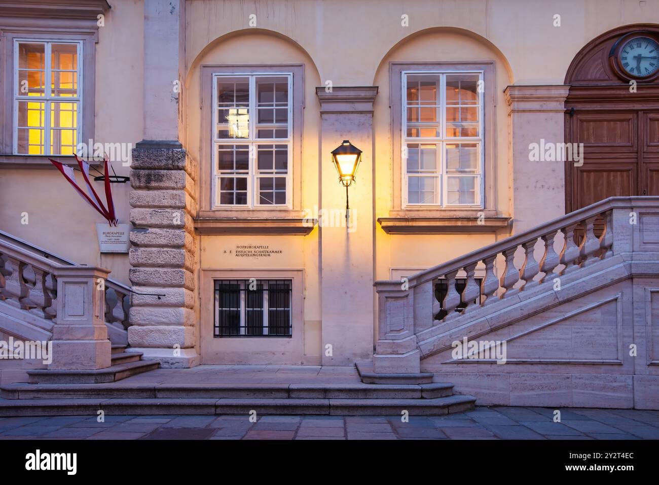 Die Hofburgkapelle in Wien, Österreich. Stockfoto