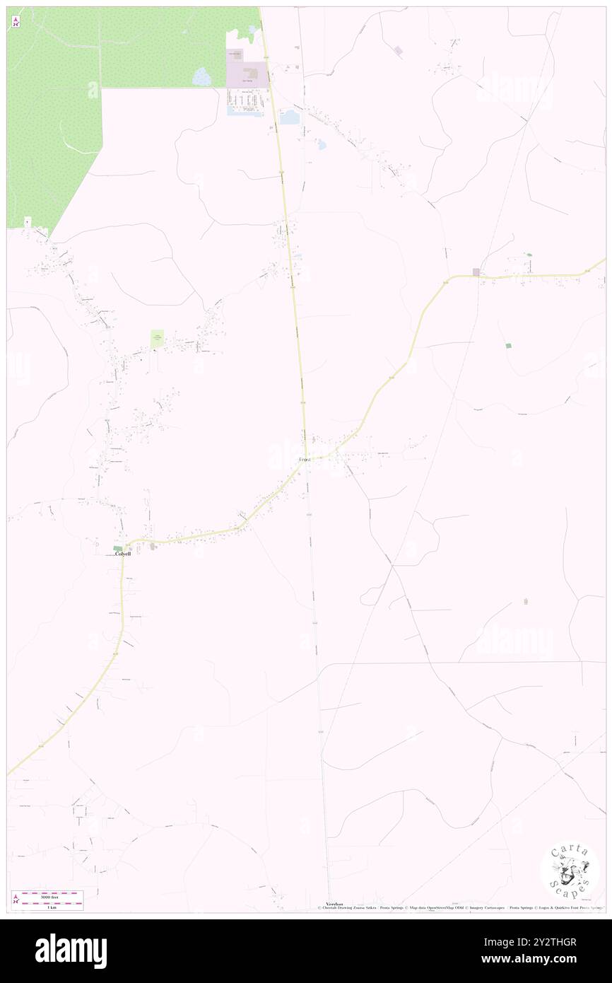 Frost, Livingston Parish, USA, USA, Louisiana, n 30 24' 14'', S 90 44' 21'', Karte, Cartascapes Map, veröffentlicht 2024. Erkunden Sie Cartascapes, eine Karte, die die vielfältigen Landschaften, Kulturen und Ökosysteme der Erde enthüllt. Reisen Sie durch Zeit und Raum und entdecken Sie die Verflechtungen der Vergangenheit, Gegenwart und Zukunft unseres Planeten. Stockfoto