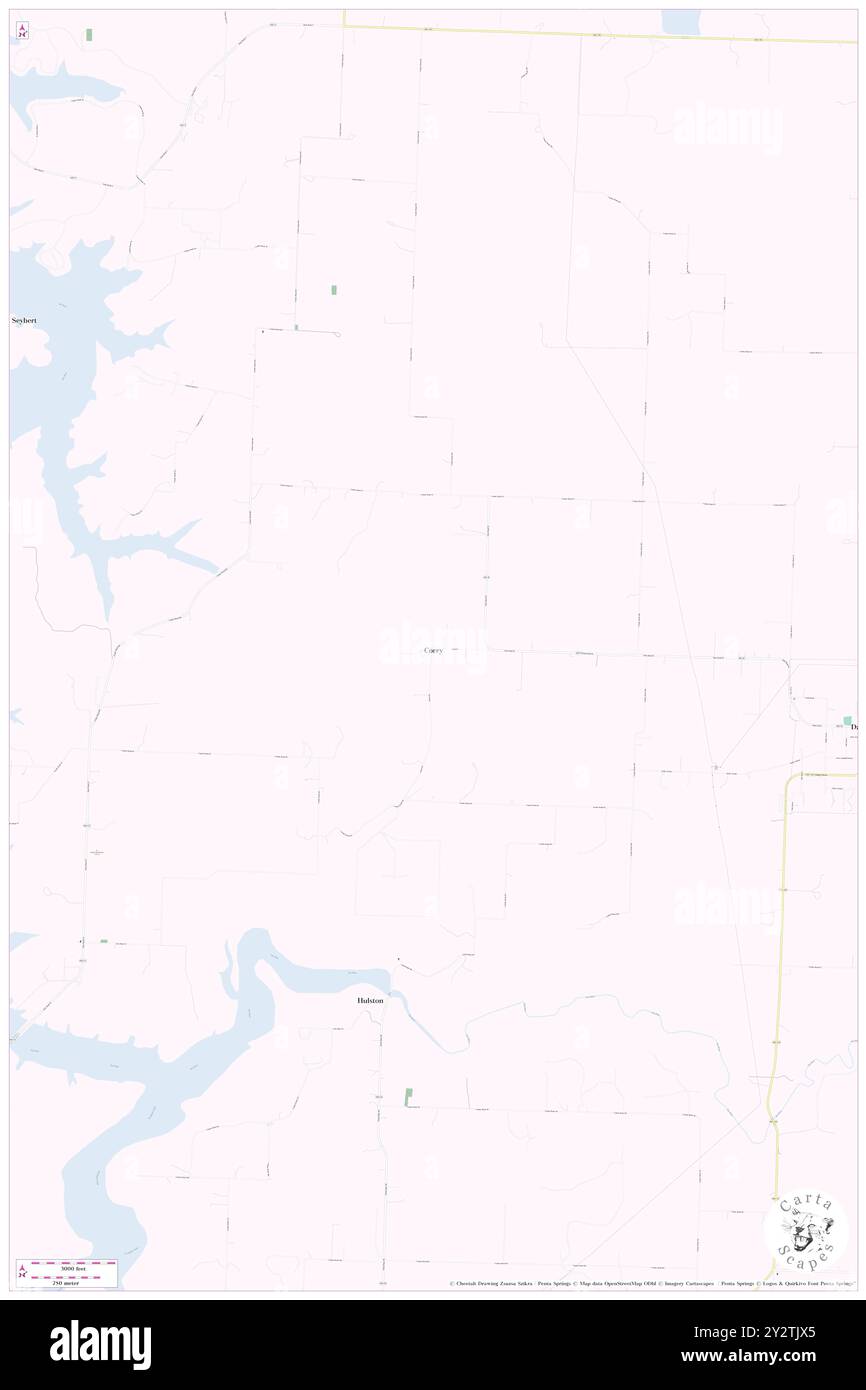 Corry, Dade County, USA, USA, Missouri, n 37 29' 15''', S 93 43' 30'', Karte, Karte, Kartenausgabe 2024. Erkunden Sie Cartascapes, eine Karte, die die vielfältigen Landschaften, Kulturen und Ökosysteme der Erde enthüllt. Reisen Sie durch Zeit und Raum und entdecken Sie die Verflechtungen der Vergangenheit, Gegenwart und Zukunft unseres Planeten. Stockfoto