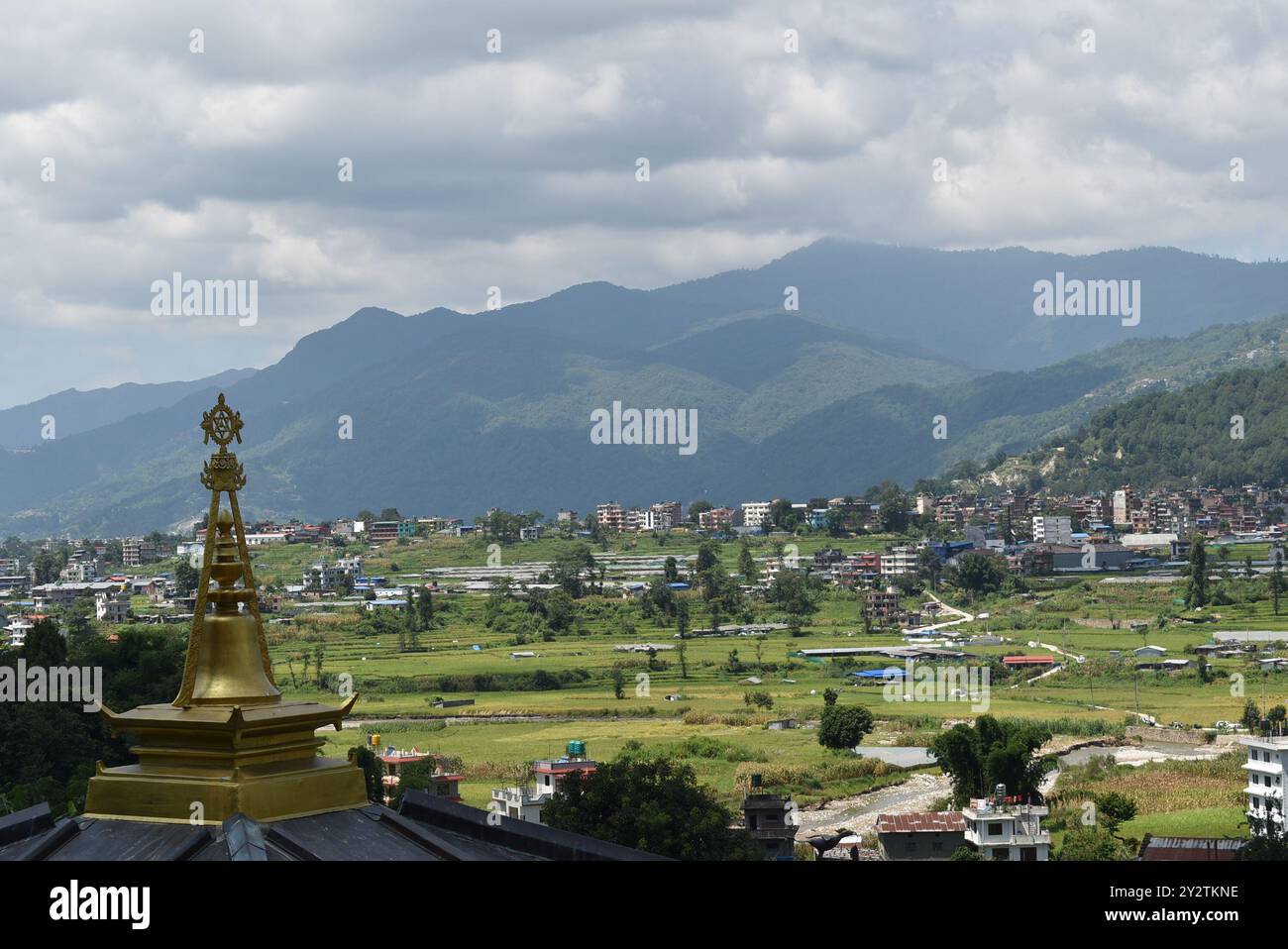 Shree Pancha Mahalaxmi Tempel - Virentempel in Sankhu - Hindu Tempel in Changunarayan, Nepal Stockfoto