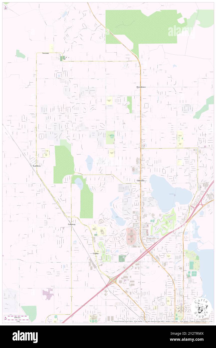 Scenic View Mobile Home Park, Polk County, USA, USA, Florida, n 28 7' 19'', S 81 59' 20'', Karte, Cartascapes Map, veröffentlicht 2024. Erkunden Sie Cartascapes, eine Karte, die die vielfältigen Landschaften, Kulturen und Ökosysteme der Erde enthüllt. Reisen Sie durch Zeit und Raum und entdecken Sie die Verflechtungen der Vergangenheit, Gegenwart und Zukunft unseres Planeten. Stockfoto