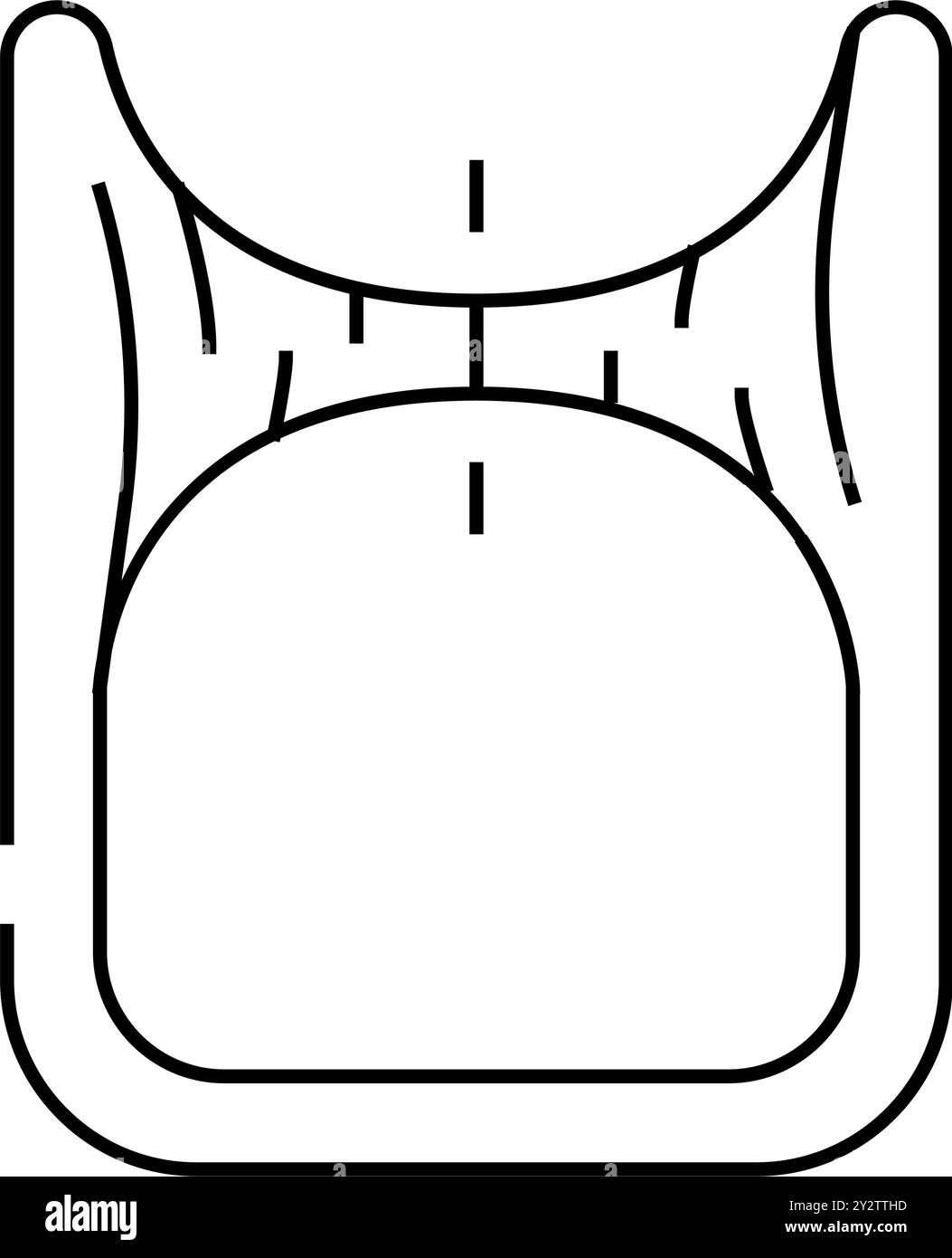 Abbildung des Symbols für die Wurmbohrung Stock Vektor
