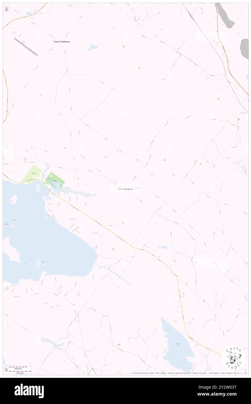 East Wolfeboro, Carroll County, USA, Vereinigte Staaten, New Hampshire, n 43 36' 36'', S 71 6' 29'', Karte, Cartascapes Map, veröffentlicht 2024. Erkunden Sie Cartascapes, eine Karte, die die vielfältigen Landschaften, Kulturen und Ökosysteme der Erde enthüllt. Reisen Sie durch Zeit und Raum und entdecken Sie die Verflechtungen der Vergangenheit, Gegenwart und Zukunft unseres Planeten. Stockfoto