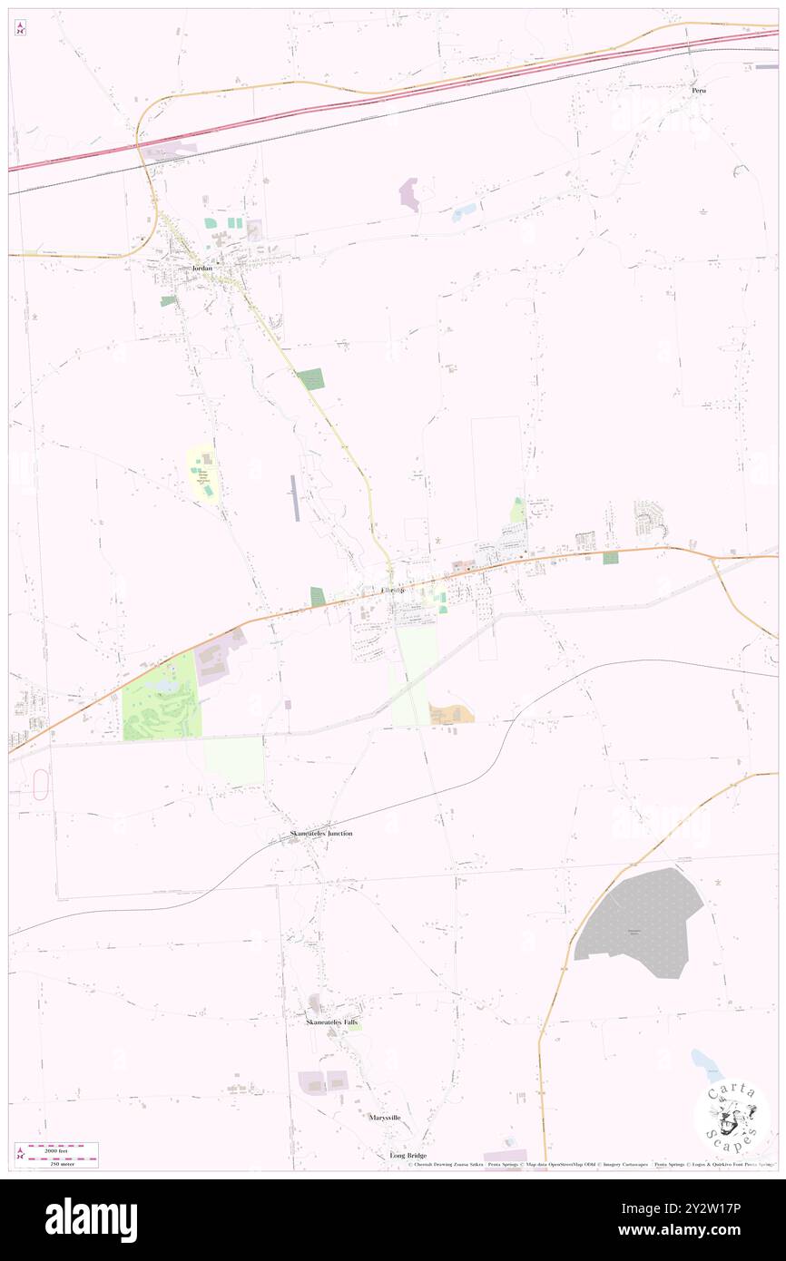 Elbridge, Onondaga County, USA, USA, New York, n 43 2' 4''', S 76 26' 52'', Karte, Karte, Kartenausgabe 2024. Erkunden Sie Cartascapes, eine Karte, die die vielfältigen Landschaften, Kulturen und Ökosysteme der Erde enthüllt. Reisen Sie durch Zeit und Raum und entdecken Sie die Verflechtungen der Vergangenheit, Gegenwart und Zukunft unseres Planeten. Stockfoto