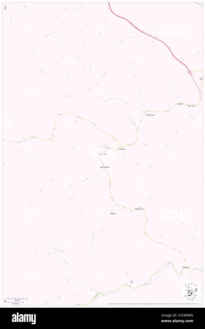 Henry Clay, Pike County, USA, USA, Kentucky, n 37 18' 41'', S 82 28' 35'', Karte, Cartascapes Map, veröffentlicht 2024. Erkunden Sie Cartascapes, eine Karte, die die vielfältigen Landschaften, Kulturen und Ökosysteme der Erde enthüllt. Reisen Sie durch Zeit und Raum und entdecken Sie die Verflechtungen der Vergangenheit, Gegenwart und Zukunft unseres Planeten. Stockfoto