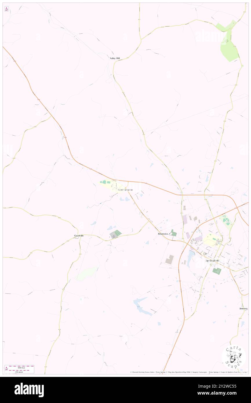 Saint Catharine, Washington County, USA, USA, Kentucky, n 37 42' 31''', S 85 15' 27'', Karte, Cartascapes Map, veröffentlicht 2024. Erkunden Sie Cartascapes, eine Karte, die die vielfältigen Landschaften, Kulturen und Ökosysteme der Erde enthüllt. Reisen Sie durch Zeit und Raum und entdecken Sie die Verflechtungen der Vergangenheit, Gegenwart und Zukunft unseres Planeten. Stockfoto