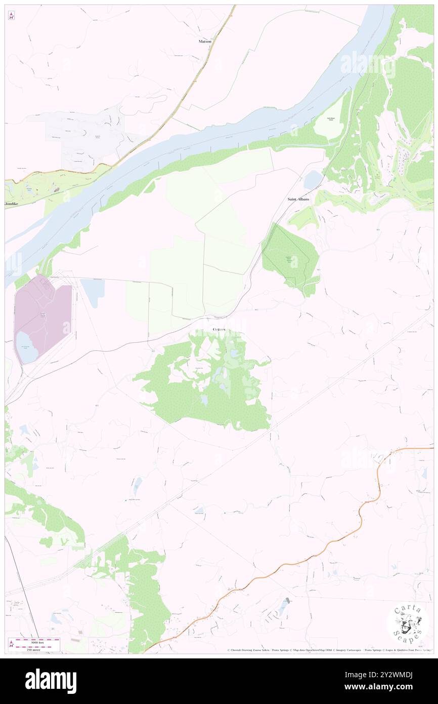 Oetters, Franklin County, USA, USA, Missouri, n 38 33' 19'', S 90 47' 37'', Karte, Cartascapes Map, veröffentlicht 2024. Erkunden Sie Cartascapes, eine Karte, die die vielfältigen Landschaften, Kulturen und Ökosysteme der Erde enthüllt. Reisen Sie durch Zeit und Raum und entdecken Sie die Verflechtungen der Vergangenheit, Gegenwart und Zukunft unseres Planeten. Stockfoto