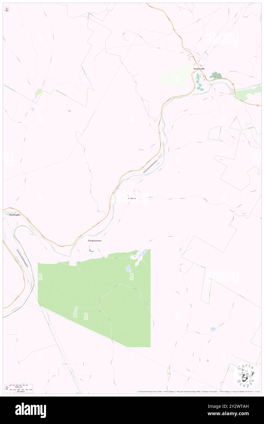 Corbett, Delaware County, USA, USA, New York, n 42 2' 36'', S 75 1' 18'', Karte, Karte, Kartenausgabe 2024. Erkunden Sie Cartascapes, eine Karte, die die vielfältigen Landschaften, Kulturen und Ökosysteme der Erde enthüllt. Reisen Sie durch Zeit und Raum und entdecken Sie die Verflechtungen der Vergangenheit, Gegenwart und Zukunft unseres Planeten. Stockfoto