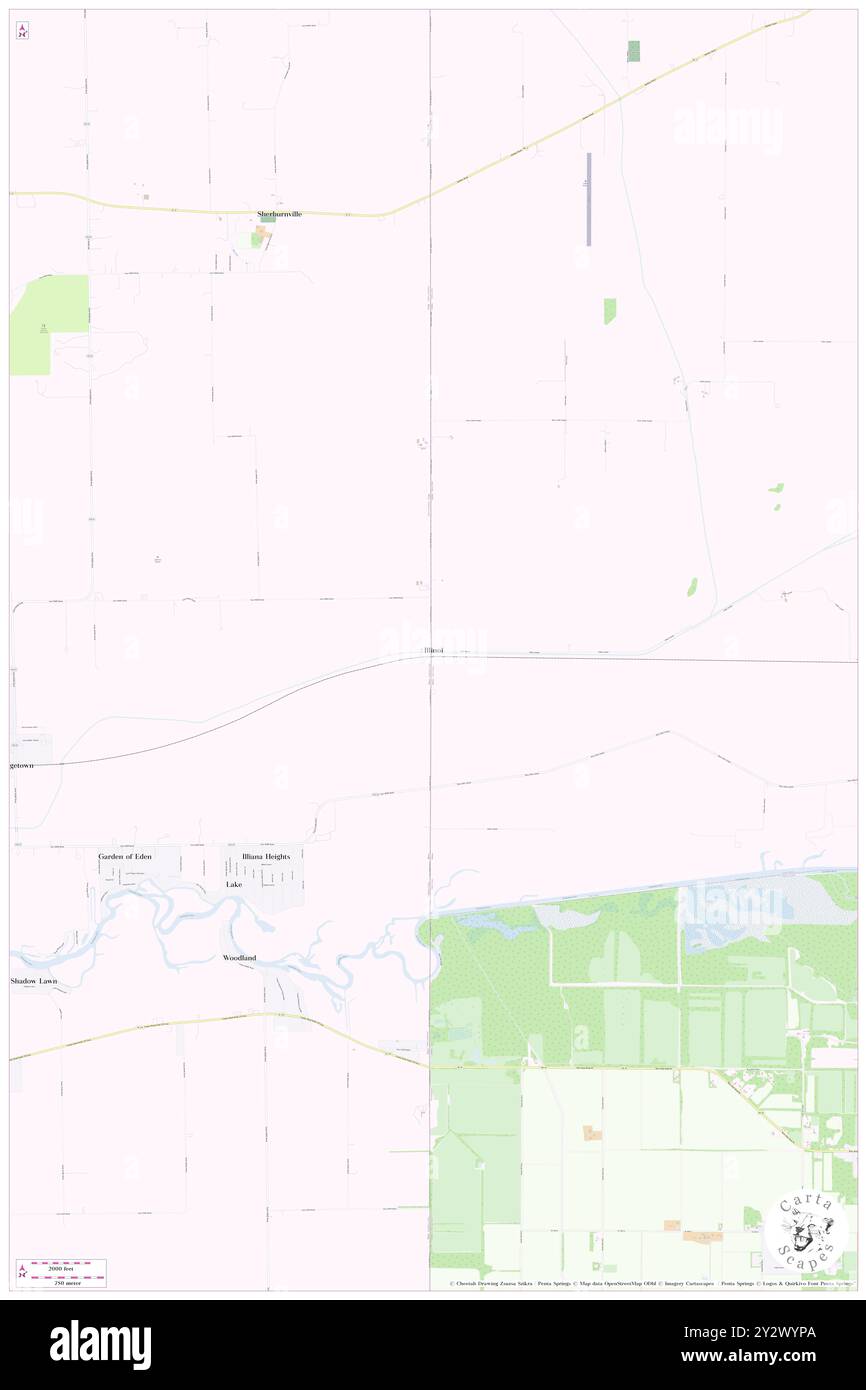 Illinoi, Lake County, USA, USA, Indiana, n 41 11' 23'', S 87 31' 34'', Karte, Cartascapes Map, veröffentlicht 2024. Erkunden Sie Cartascapes, eine Karte, die die vielfältigen Landschaften, Kulturen und Ökosysteme der Erde enthüllt. Reisen Sie durch Zeit und Raum und entdecken Sie die Verflechtungen der Vergangenheit, Gegenwart und Zukunft unseres Planeten. Stockfoto