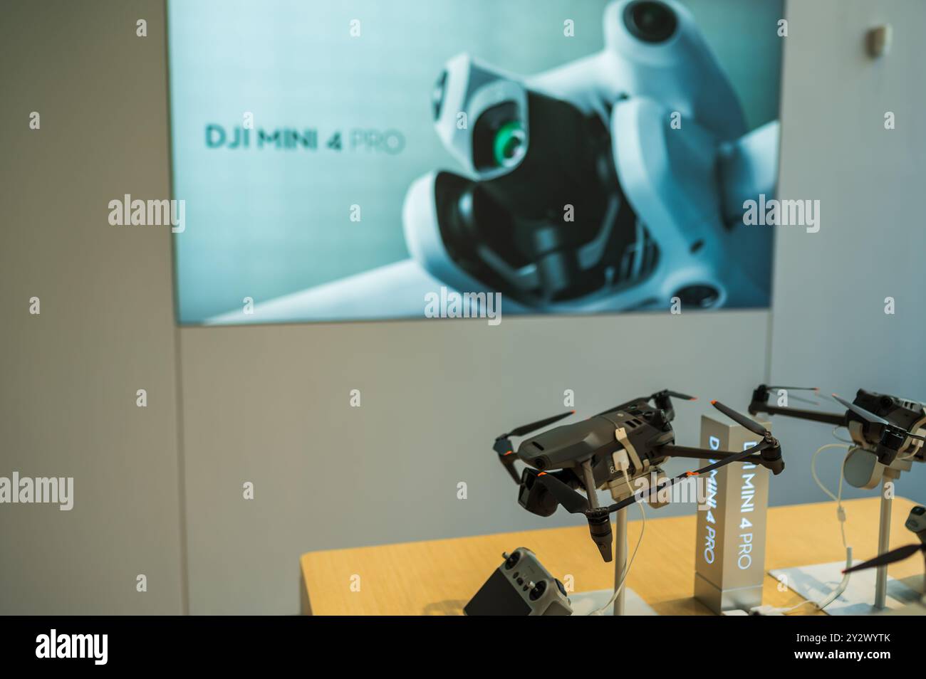 DJI Store in Prag Stockfoto