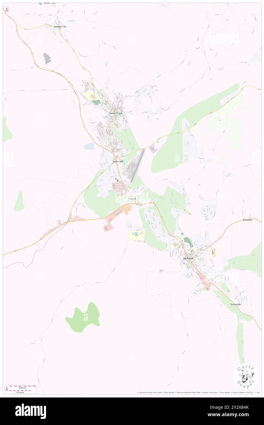 Martell, Amador County, USA, USA, Kalifornien, n 38 22' 0''', S 120 47' 45'', Karte, Karte, Kartenausgabe 2024. Erkunden Sie Cartascapes, eine Karte, die die vielfältigen Landschaften, Kulturen und Ökosysteme der Erde enthüllt. Reisen Sie durch Zeit und Raum und entdecken Sie die Verflechtungen der Vergangenheit, Gegenwart und Zukunft unseres Planeten. Stockfoto