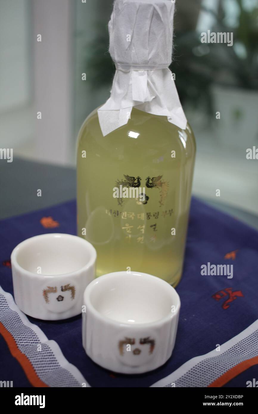 Seoul Metropolitan City, Provinz Gyeonggi, Republik Korea - 2. September 2024 : President's Gift, Präsident Yoon Seok-yeol der Republik Kore Stockfoto