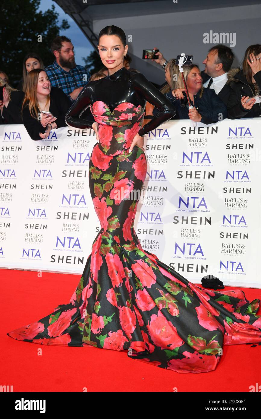 London, Großbritannien. 11. September 2024. Maura Higgins nahm an den National Television Awards in der O2 Arena in London Teil. Das Foto sollte lauten: Matt Crossick/Empics/Alamy Live News Stockfoto