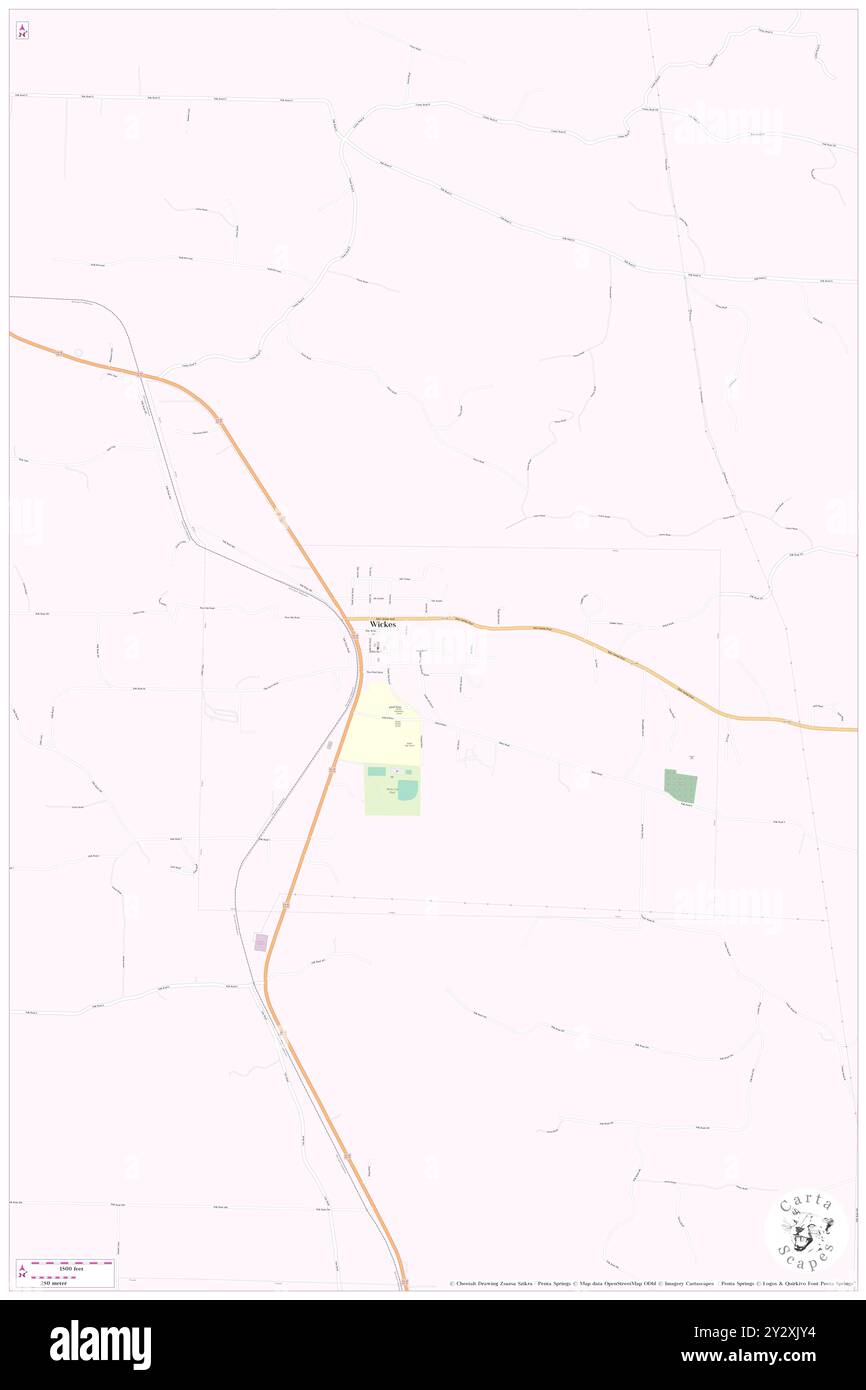 Wickes, Polk County, USA, USA, Arkansas, n 34 18' 11'', S 94 20' 17'', Karte, Cartascapes Map, veröffentlicht 2024. Erkunden Sie Cartascapes, eine Karte, die die vielfältigen Landschaften, Kulturen und Ökosysteme der Erde enthüllt. Reisen Sie durch Zeit und Raum und entdecken Sie die Verflechtungen der Vergangenheit, Gegenwart und Zukunft unseres Planeten. Stockfoto