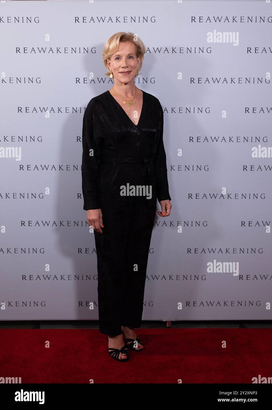 London, Großbritannien. 11. September 2024. Die Nebendarstellerin Juliet Stevenson nahm an der britischen Premiere von Reawakening im Picturehouse Central in London Teil. Quelle: Isabel Infantes/Alamy Live News Stockfoto
