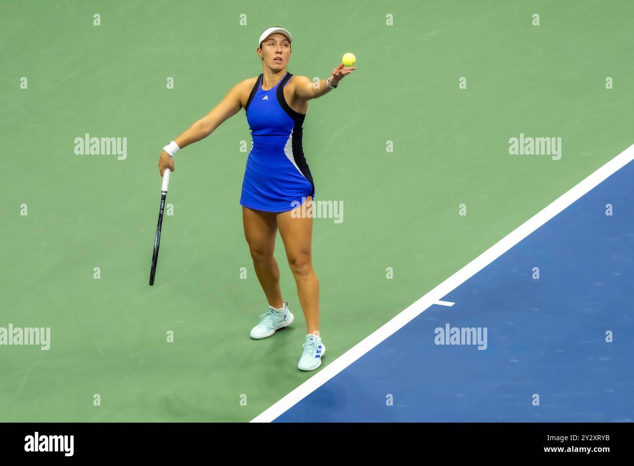 Jessica Pegula (USA) tritt bei den US Open Tennis 2024 im Women's Singles Finals an. Stockfoto