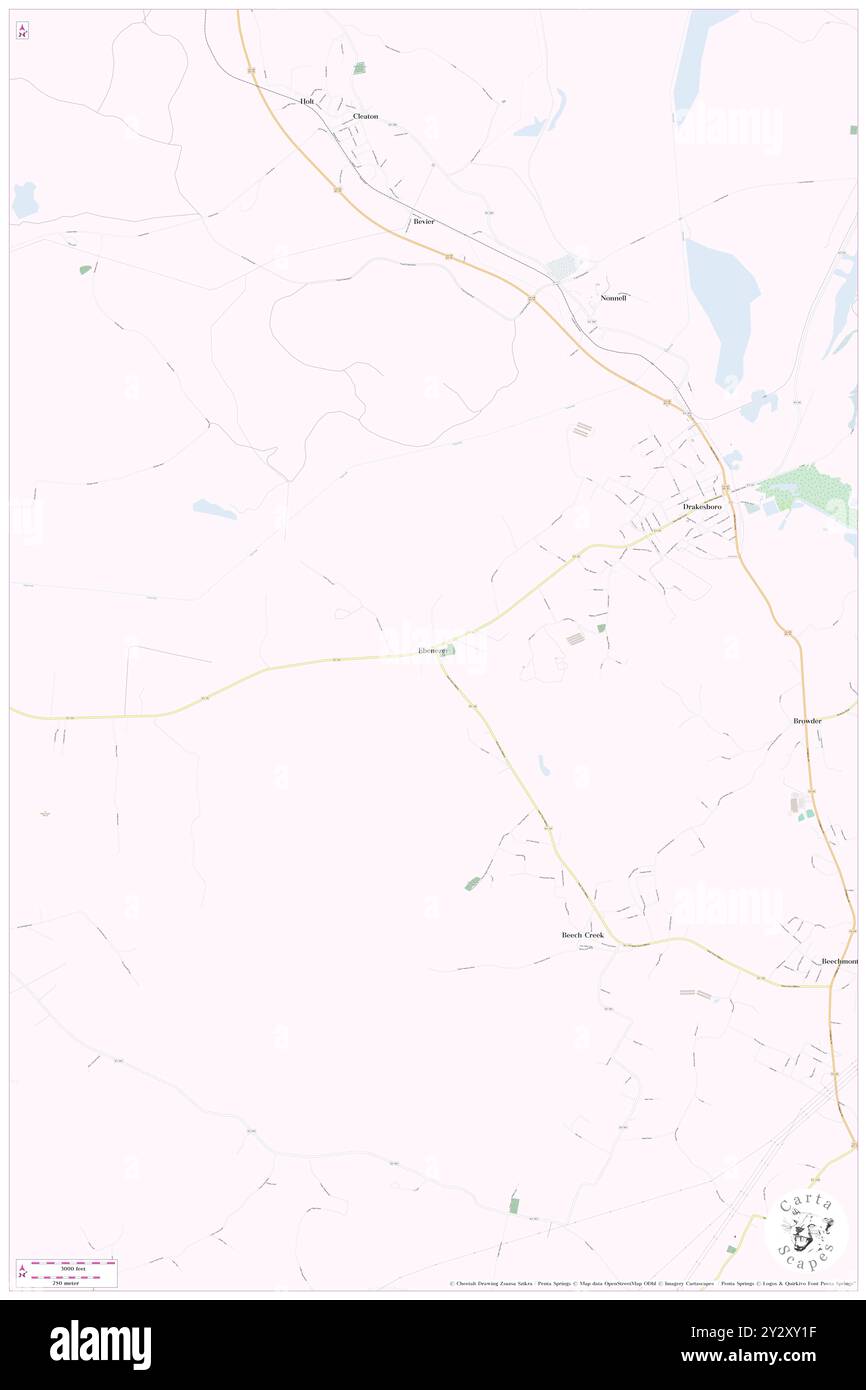 Ebenezer, Muhlenberg County, USA, USA, Kentucky, n 37 12' 14'', S 87 4' 50'', Karte, Cartascapes Map, veröffentlicht 2024. Erkunden Sie Cartascapes, eine Karte, die die vielfältigen Landschaften, Kulturen und Ökosysteme der Erde enthüllt. Reisen Sie durch Zeit und Raum und entdecken Sie die Verflechtungen der Vergangenheit, Gegenwart und Zukunft unseres Planeten. Stockfoto