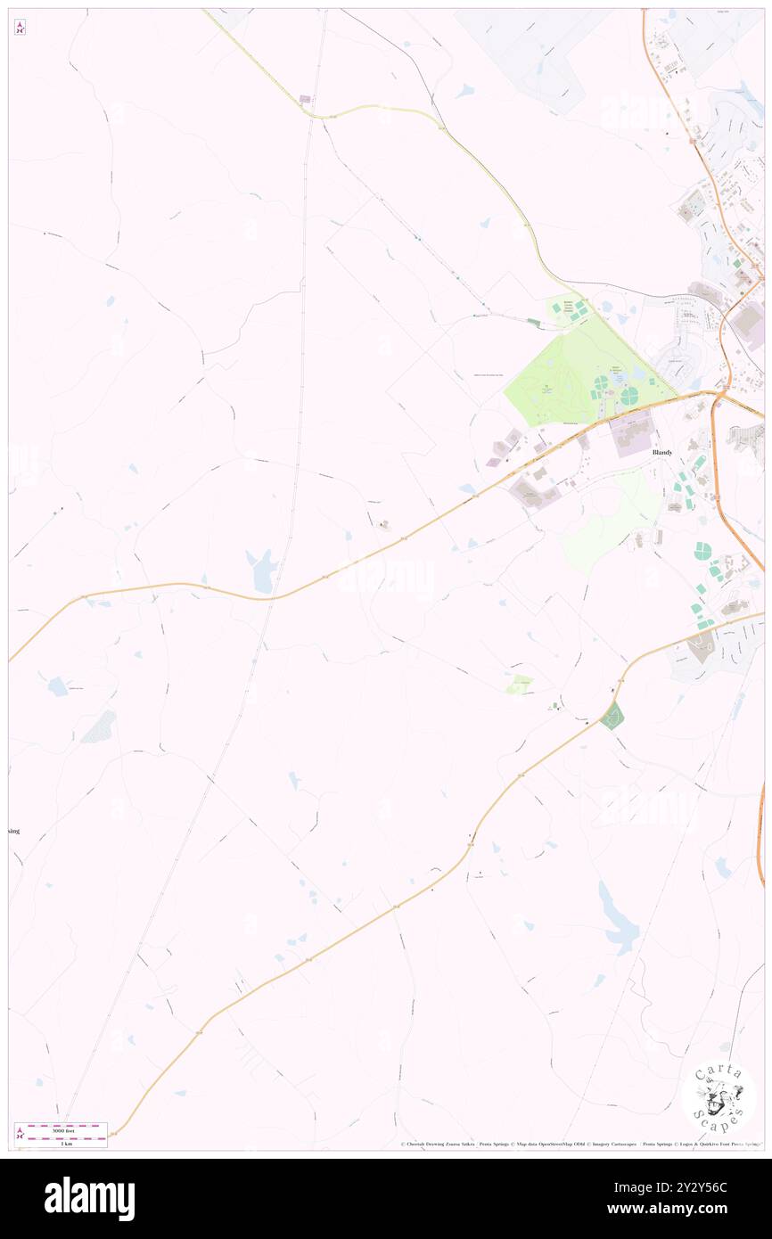 Blandy, Baldwin County, USA, USA, Georgia, n 33 4' 31'', S 83 18' 18' 18''', Karte, Cartascapes Map veröffentlicht 2024. Erkunden Sie Cartascapes, eine Karte, die die vielfältigen Landschaften, Kulturen und Ökosysteme der Erde enthüllt. Reisen Sie durch Zeit und Raum und entdecken Sie die Verflechtungen der Vergangenheit, Gegenwart und Zukunft unseres Planeten. Stockfoto