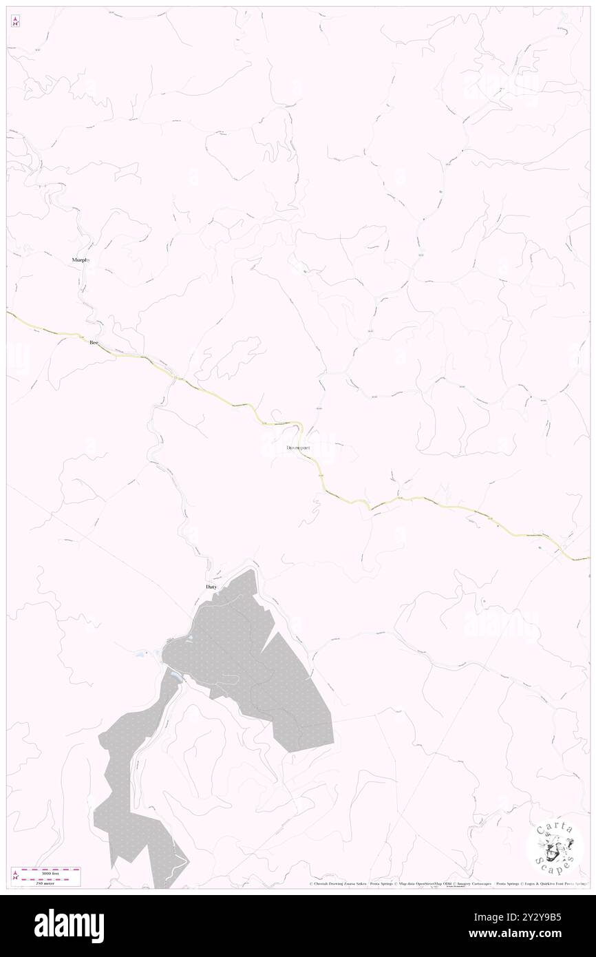 Davenport, Buchanan County, USA, USA, Virginia, n 37 6' 2'', S 82 8' 12'', Karte, Cartascapes Map, veröffentlicht 2024. Erkunden Sie Cartascapes, eine Karte, die die vielfältigen Landschaften, Kulturen und Ökosysteme der Erde enthüllt. Reisen Sie durch Zeit und Raum und entdecken Sie die Verflechtungen der Vergangenheit, Gegenwart und Zukunft unseres Planeten. Stockfoto