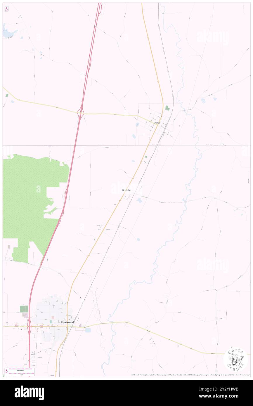 Greenlaw, Tangipahoa Parish, USA, USA, Louisiana, n 30 59' 3'', S 90 29' 5'', Karte, Cartascapes Map, veröffentlicht 2024. Erkunden Sie Cartascapes, eine Karte, die die vielfältigen Landschaften, Kulturen und Ökosysteme der Erde enthüllt. Reisen Sie durch Zeit und Raum und entdecken Sie die Verflechtungen der Vergangenheit, Gegenwart und Zukunft unseres Planeten. Stockfoto