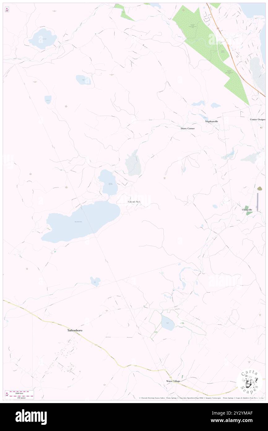 Roland Park, Carroll County, USA, New Hampshire, n 43 43' 56'', S 71 11' 58'', Karte, Cartascapes Map, veröffentlicht 2024. Erkunden Sie Cartascapes, eine Karte, die die vielfältigen Landschaften, Kulturen und Ökosysteme der Erde enthüllt. Reisen Sie durch Zeit und Raum und entdecken Sie die Verflechtungen der Vergangenheit, Gegenwart und Zukunft unseres Planeten. Stockfoto