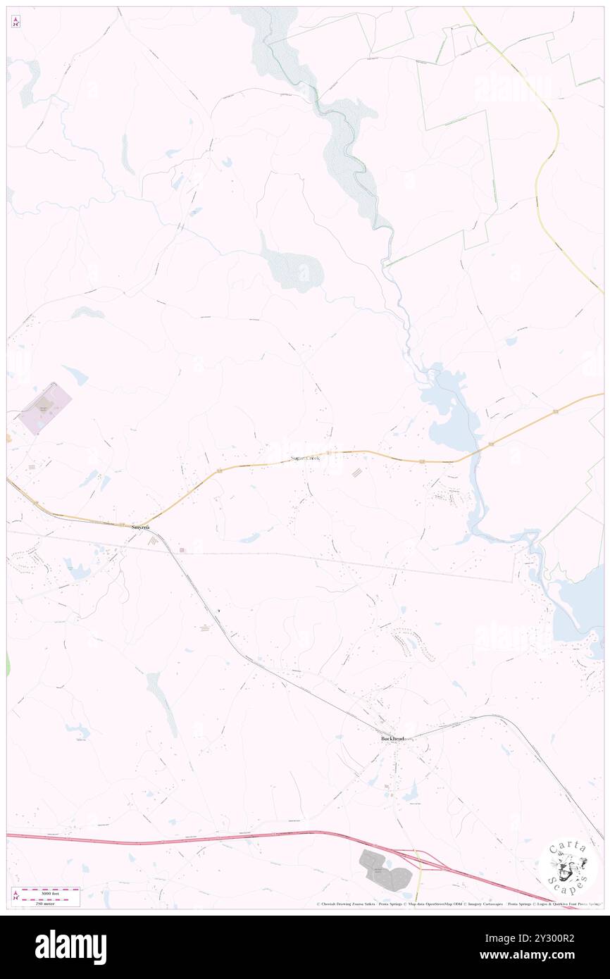 Sugar Creek, Morgan County, USA, USA, Georgia, n 33 36' 28''', S 83 22' 37'', Karte, Karte, Kartenausgabe 2024. Erkunden Sie Cartascapes, eine Karte, die die vielfältigen Landschaften, Kulturen und Ökosysteme der Erde enthüllt. Reisen Sie durch Zeit und Raum und entdecken Sie die Verflechtungen der Vergangenheit, Gegenwart und Zukunft unseres Planeten. Stockfoto