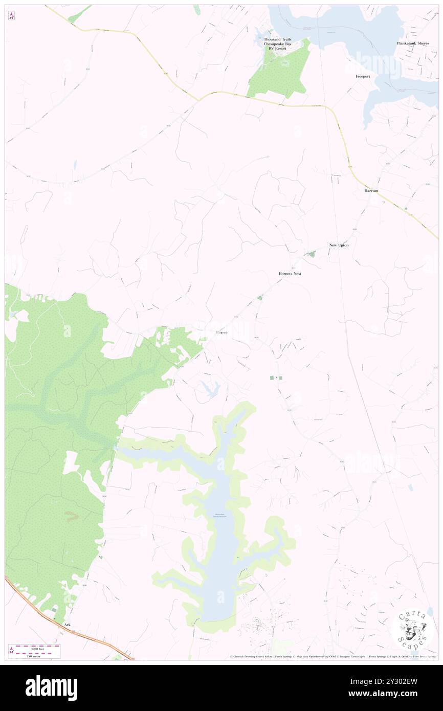 Pinero, Gloucester County, USA, USA, Virginia, n 37 29' 32''', S 76 32' 23'', Karte, Karte, Kartenausgabe 2024. Erkunden Sie Cartascapes, eine Karte, die die vielfältigen Landschaften, Kulturen und Ökosysteme der Erde enthüllt. Reisen Sie durch Zeit und Raum und entdecken Sie die Verflechtungen der Vergangenheit, Gegenwart und Zukunft unseres Planeten. Stockfoto