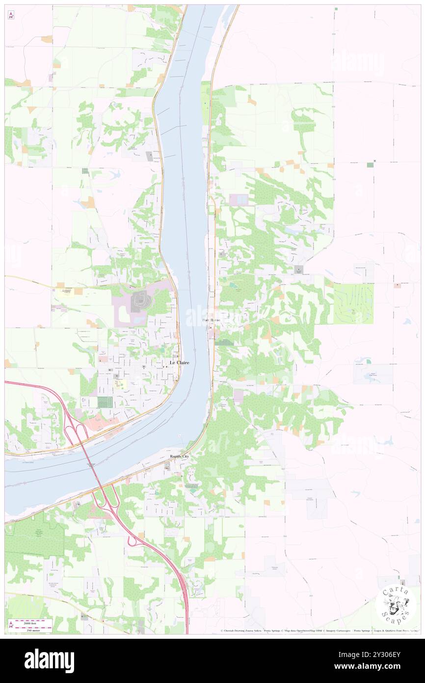 Port Byron, Rock Island County, USA, USA, Illinois, n 41 36' 23'', S 90 20' 7'', Karte, Cartascapes Map, veröffentlicht 2024. Erkunden Sie Cartascapes, eine Karte, die die vielfältigen Landschaften, Kulturen und Ökosysteme der Erde enthüllt. Reisen Sie durch Zeit und Raum und entdecken Sie die Verflechtungen der Vergangenheit, Gegenwart und Zukunft unseres Planeten. Stockfoto